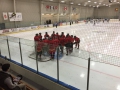 Pregame huddle