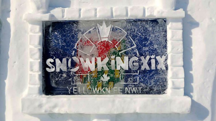 Snowking 2014 sign