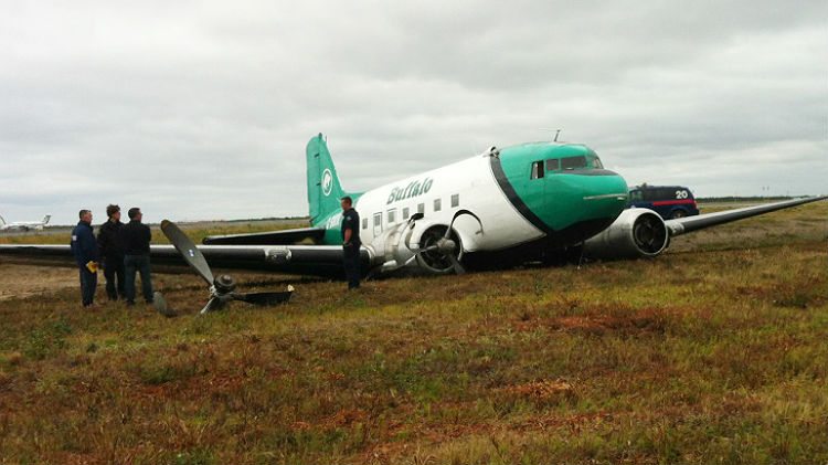 Buffalo DC-3 after August 2013 crash landing