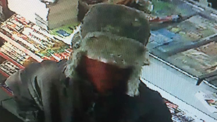 Surveillance footage of Shell robbery