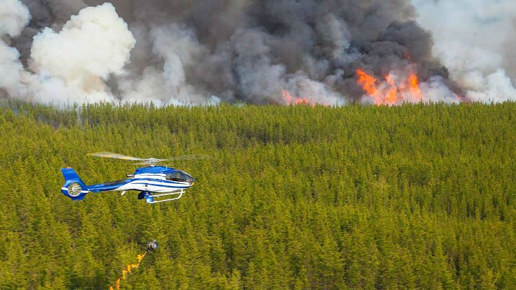 This image of wildfire ZF002, south of Behchoko, was uploaded by NWT Fire on 10 June, 2015