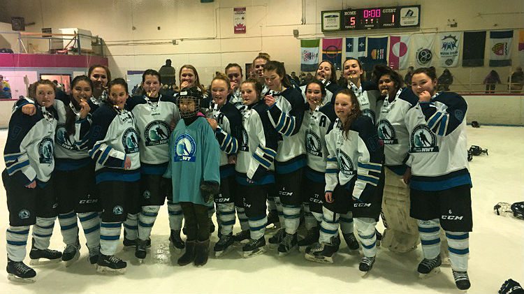 NWT women's hockey team