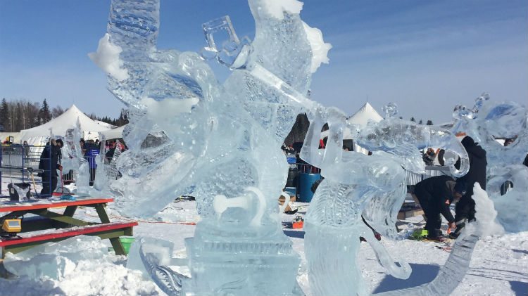 We have a winner! Take a look at Long John’s winning Ice Carving