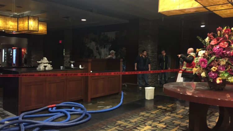 Explorer Hotel evacuated following fire Monday night