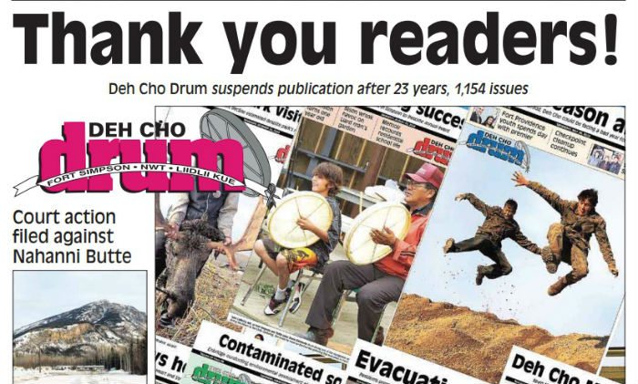 Deh Cho drum suspends publication after 23 years