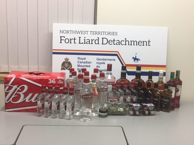 Fort Liard RCMP seize alcohol at NWT/BC border