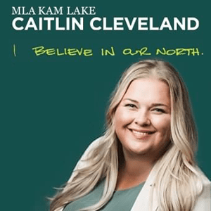 MLA Kam Lake Caitlin Cleveland